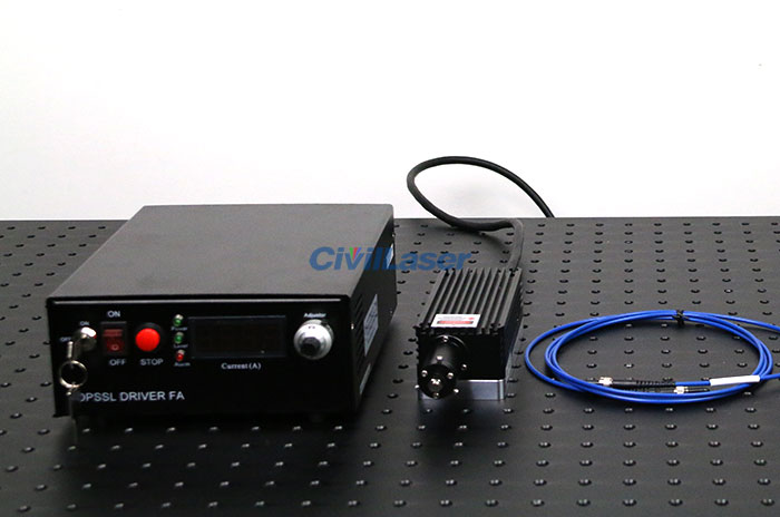 467nm 4.5 watt Blue Fiber coupled laser Research Lab laser Source